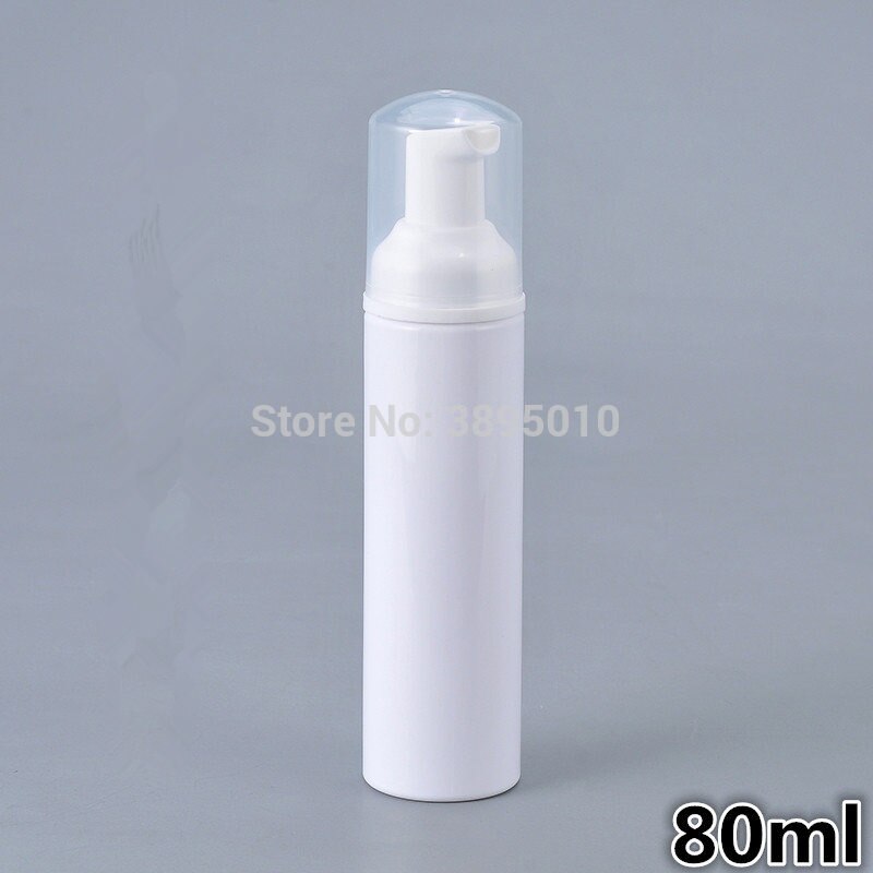 80 ml 애완 동물 거품 펌프 병 플라스틱 얼굴 클렌저 미니 비누 손 소독약 화장품 컨테이너 F1040/80ml PET Foaming Pump Bottles Plastic Face Cleanser Mini Soap Hand Sanitizer Cosmetic C